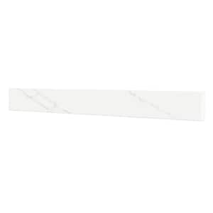 30 in. W Quartz Vanity Backsplash in Giotto
