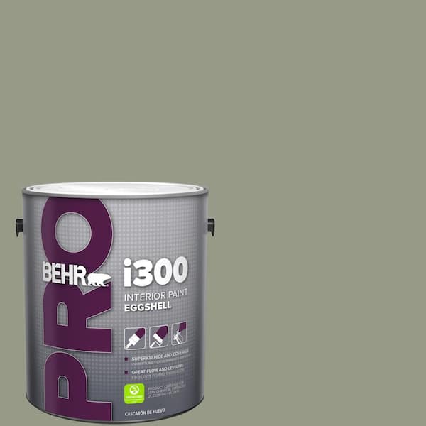 BEHR PRO 1 gal. #BNC-27 Aged Eucalyptus Eggshell Interior Paint