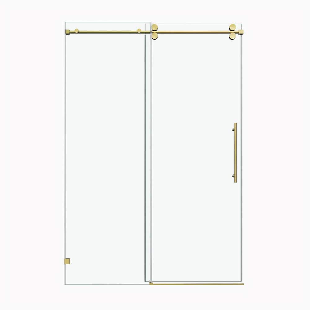 60x76 Inch Fixed & Sliding Round Tube Clear Glass Shower Door price history on PriceWatchPro