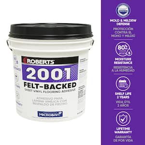 16 qt. (4 Gal.) 24 Hour Dry Time Felt-Backed Sheet Vinyl Flooring Adhesive