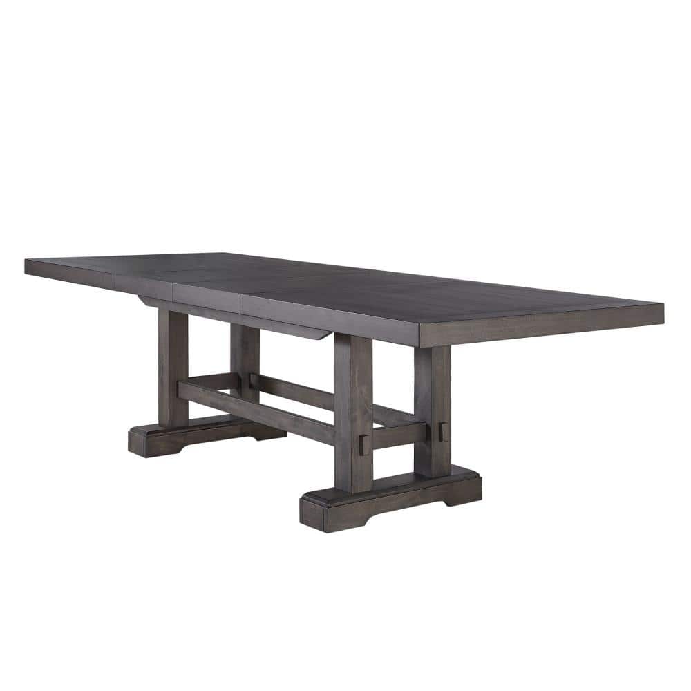 Dusky Cedar Extendable Farmhouse Dining Table for Ten