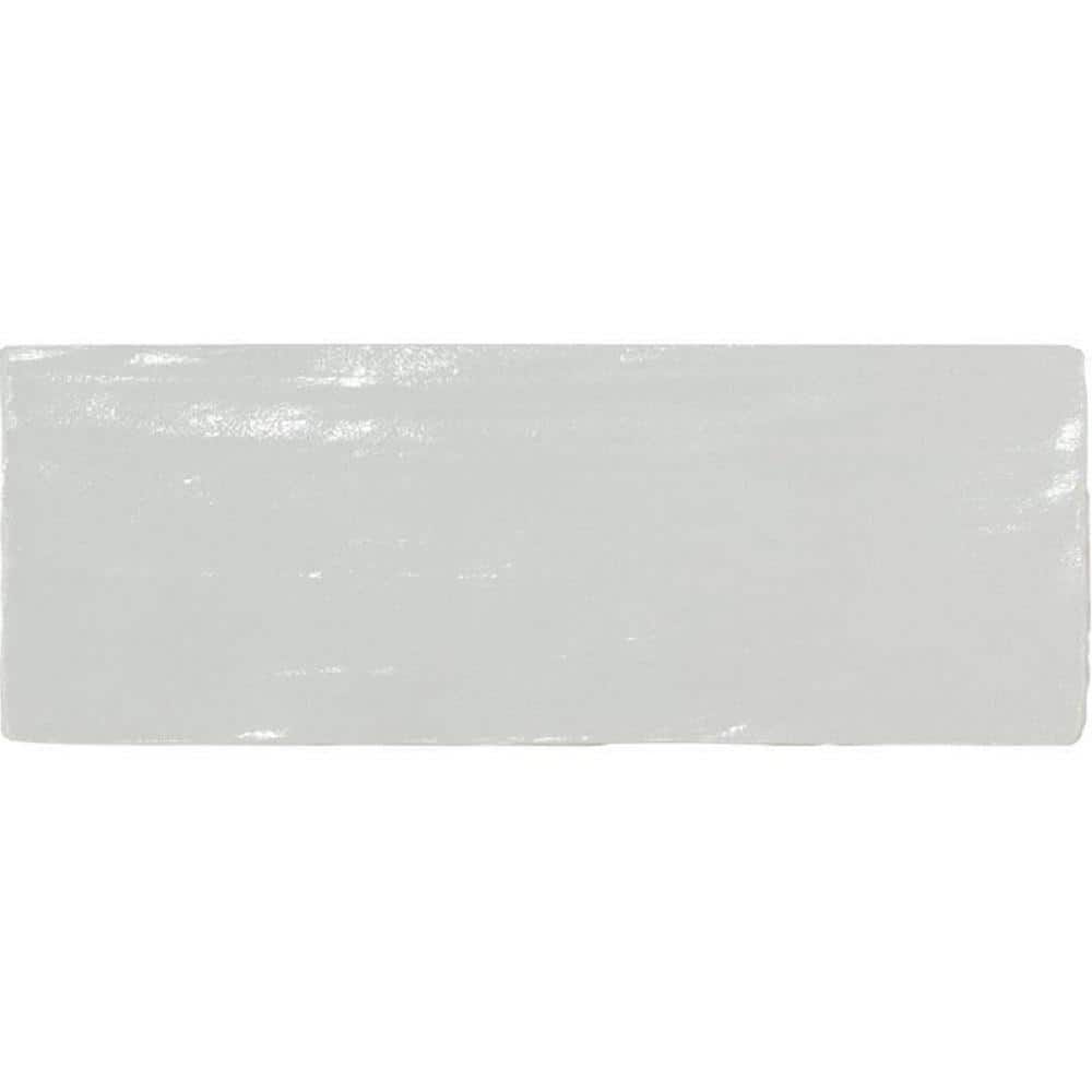 Gray Polished Ceramic Subway Mosaic Tile 2.5 x 8 Inch