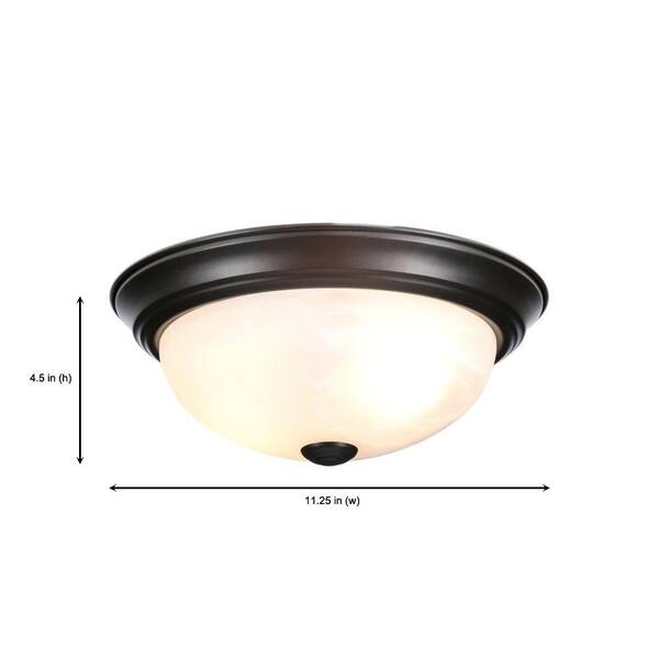 small bronze ceiling light