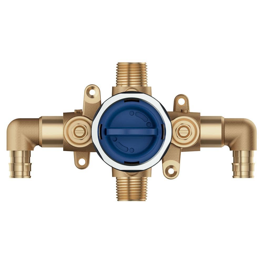 GrohSafe 3.0 Brass Pressure Balance Valve with PEX Elbows