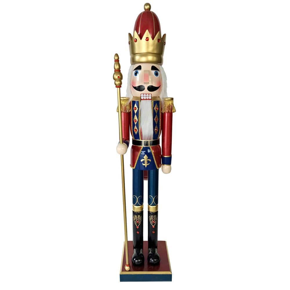 Santa's Workshop 60 in. Christmas Bejeweled King Nutcracker with