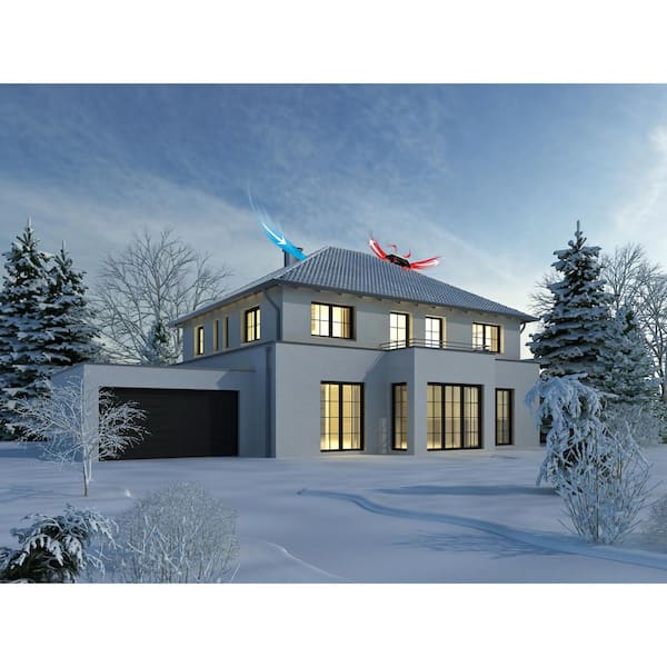 QuietCool 1922 CFM Smart App Controlled 2-Speed Roof Mount Attic
