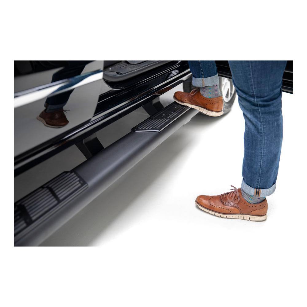 AscentStep Black Steel 79-Inch Truck Running Boards