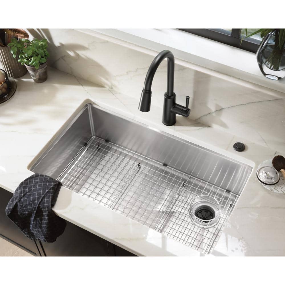 Moen Matte Black Stainless Steel Disposal Air Switch Button
