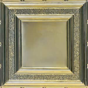 County Cork Gold Nugget 2 ft. x 2 ft. Decorative Tin Style Nail Up Ceiling Tile (24 sq. ft./case)
