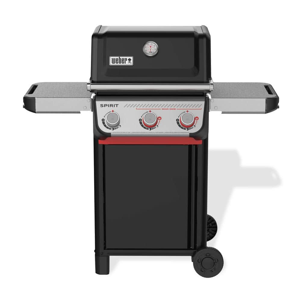 Weber Spirit E-325 3-Burner Liquid Propane Gas Grill in Black with Sear Zone 1500789 - The Home Depot