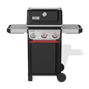 Spirit E-325 3-Burner Liquid Propane Gas Grill in Black with Sear Zone