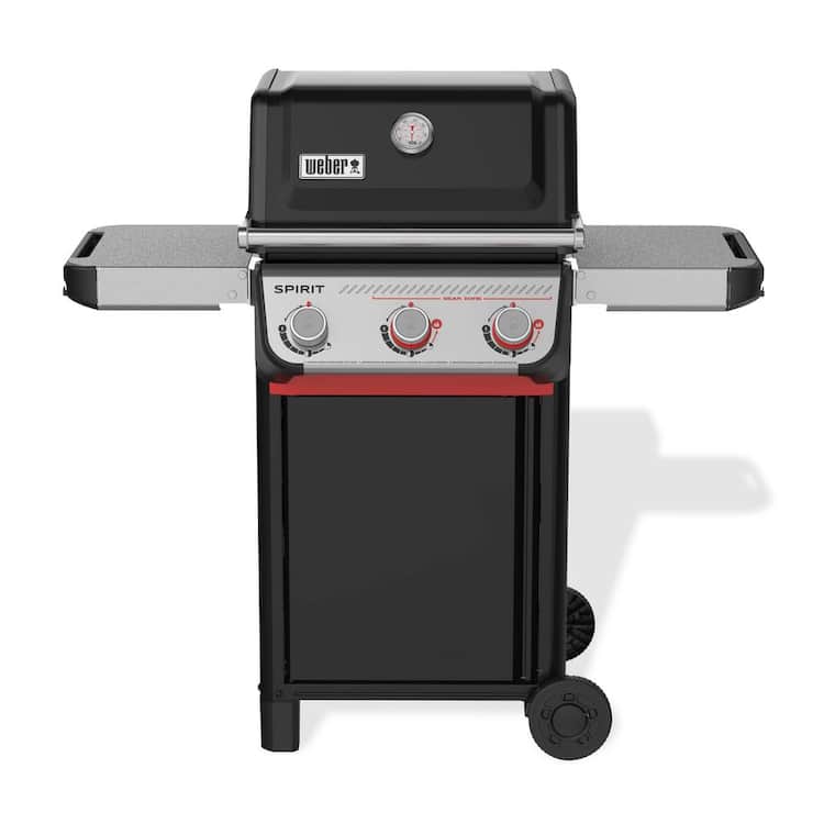 Weber Spirit E-325 3-Burner Propane Gas Grill in Black with Powerful Boost Burners