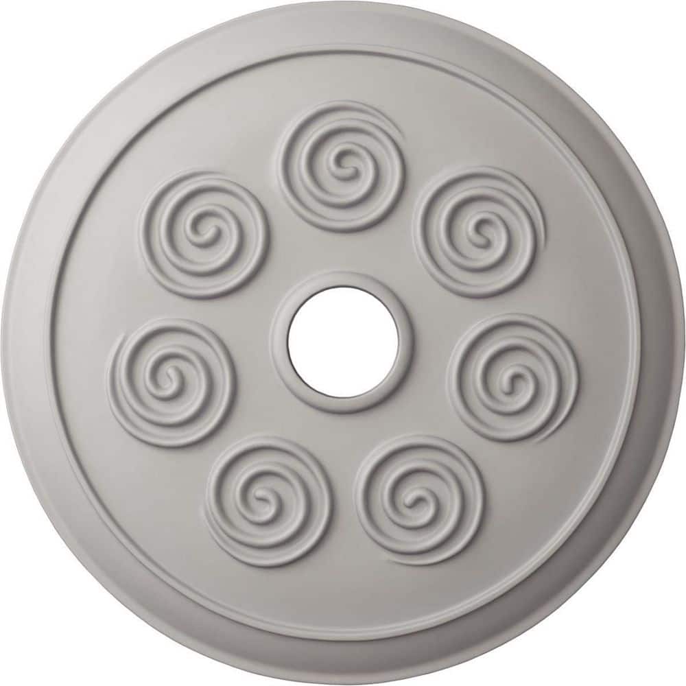 2 in. x 25-1/2 in. x 25-1/2 in. Polyurethane Spiral Ceiling Medallion, Ultra Pure White price history on PriceWatchPro