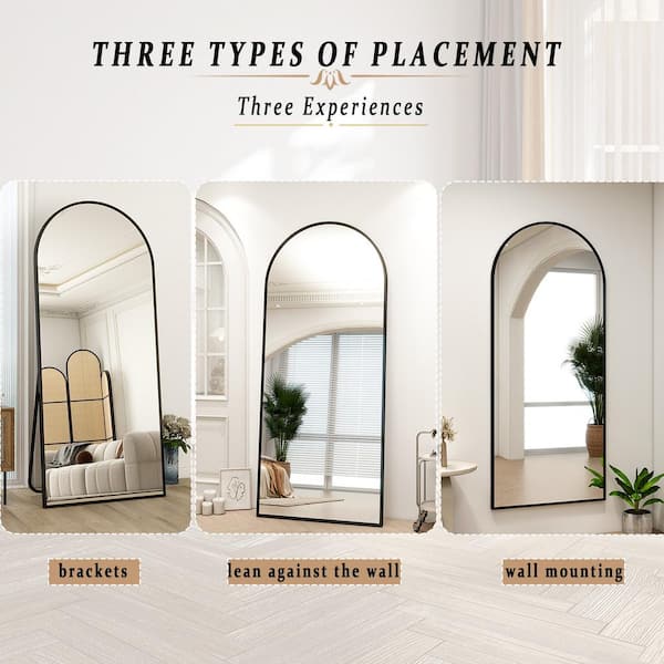 XRAMFY 33 in. W x 76 in. H Arched Classic Aluminum Alloy