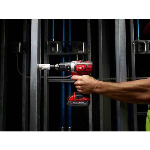 Milwaukee - M18 18-Volt Lithium-Ion Cordless 1/2 in. Drill Driver Kit W/ (1) 3.0Ah Battery, Charger & Bag