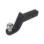 Blackout 2 in. Ball - 4 in. Drop 6000 lbs. Capacity Class III Ball Hitch with Signature Black Wrinkle Powder Coat