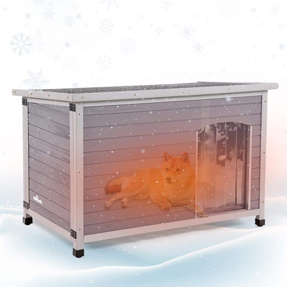 aivituvin Extra Large Insulated Dog Houses Up to 80 lbs. AIR63 The