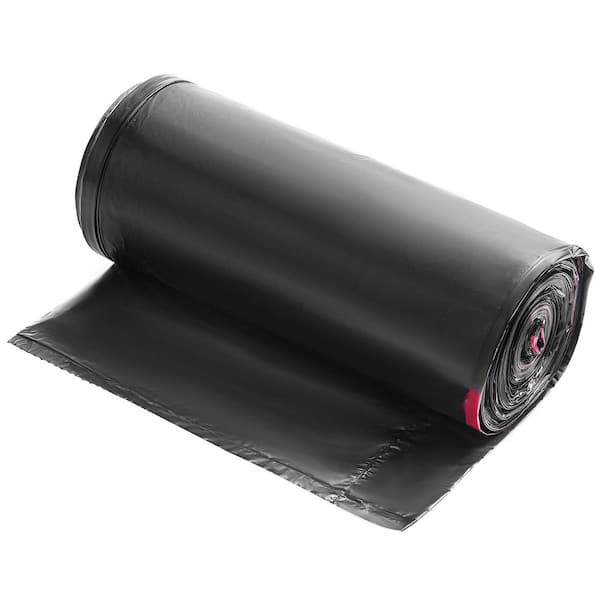 Drawstring Trash Bags, 30 Gal. 50 Count Tall Kitchen Trash Bags, Extra Thick Tough and Durable Garbage Bag, Black