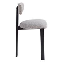 CHRISTOPHER KNIGHT HOME Pinecrest 26.5 in. Modern Upholstered Counter Stools, Iron, Black Plus Grey, (Set of 2) 121911