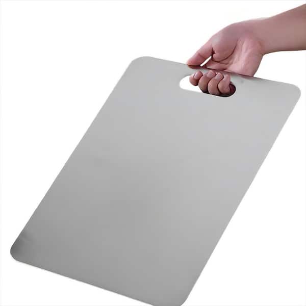 12.1 in. x 9 in. Slate Rectangular Titanium Cutting Board, Cutting Boards for Home Kitchen Cooking