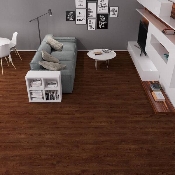 Lucida USA MaxCore Pro Ponytail Brown 20-mil x 7-3/32-in W x 48-in L Waterproof Interlocking Luxury Vinyl Plank Flooring (24.5-sq ft/ Piece)