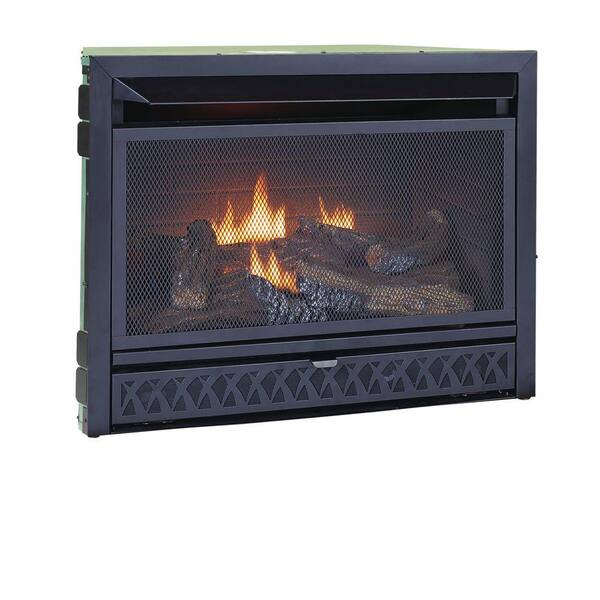 ProCom 26,000 BTU Unvented Log Set Dual Fuel (NG and LP) Thermostat Controlled