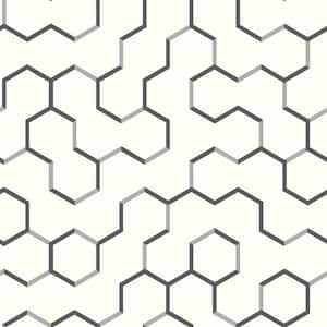 Open Geometric Peel and Stick Wallpaper (Covers 28.18 sq. ft.)