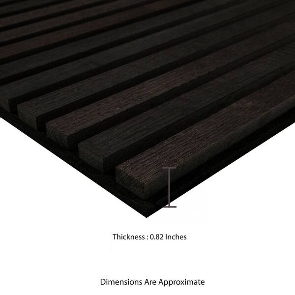 MSI Harmony Espresso Mixed Wood Sound Absorbing Acoustic Panel 24