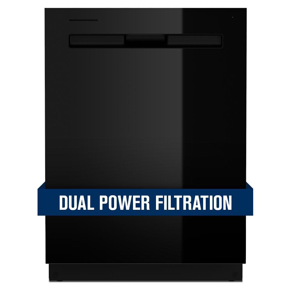 24 in. Black Top Control Built-in Tall Tub Dishwasher with Dual Power Filtration, 47 dBA -  Maytag, MDB8959SKB