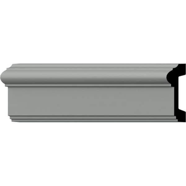 Ekena Millwork SAMPLE - 3-3/4 in. x 1-1/4 in. x 12 in. Urethane Edwards Casing Moulding