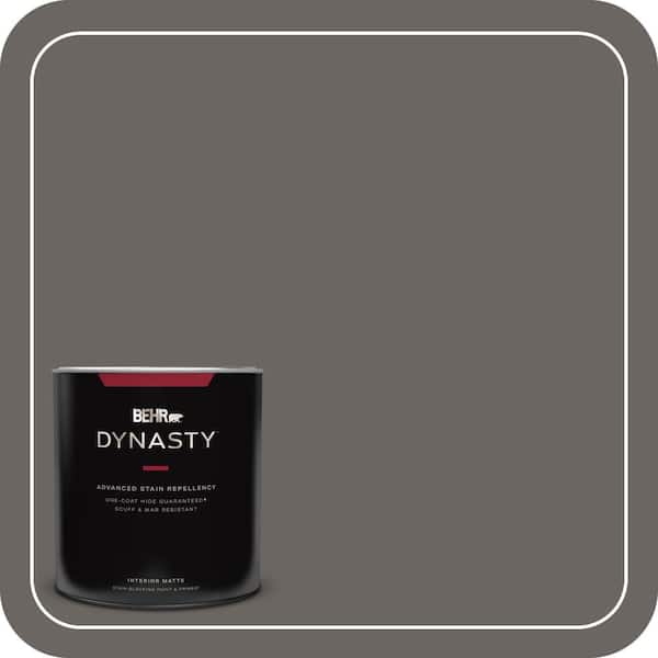 BEHR DYNASTY 1 qt. #790F-6 Trail Print Matte Interior Stain-Blocking Paint and Primer
