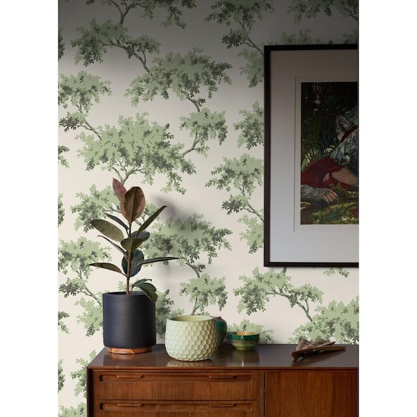 Society Social Sage Classic Faux Grasscloth Peel and Stick Wallpaper  SSS4568  The Home Depot