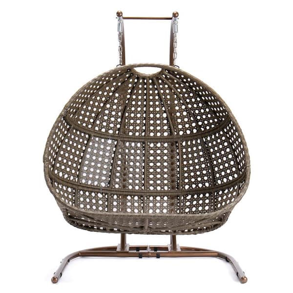 Rattan hanging chair online double