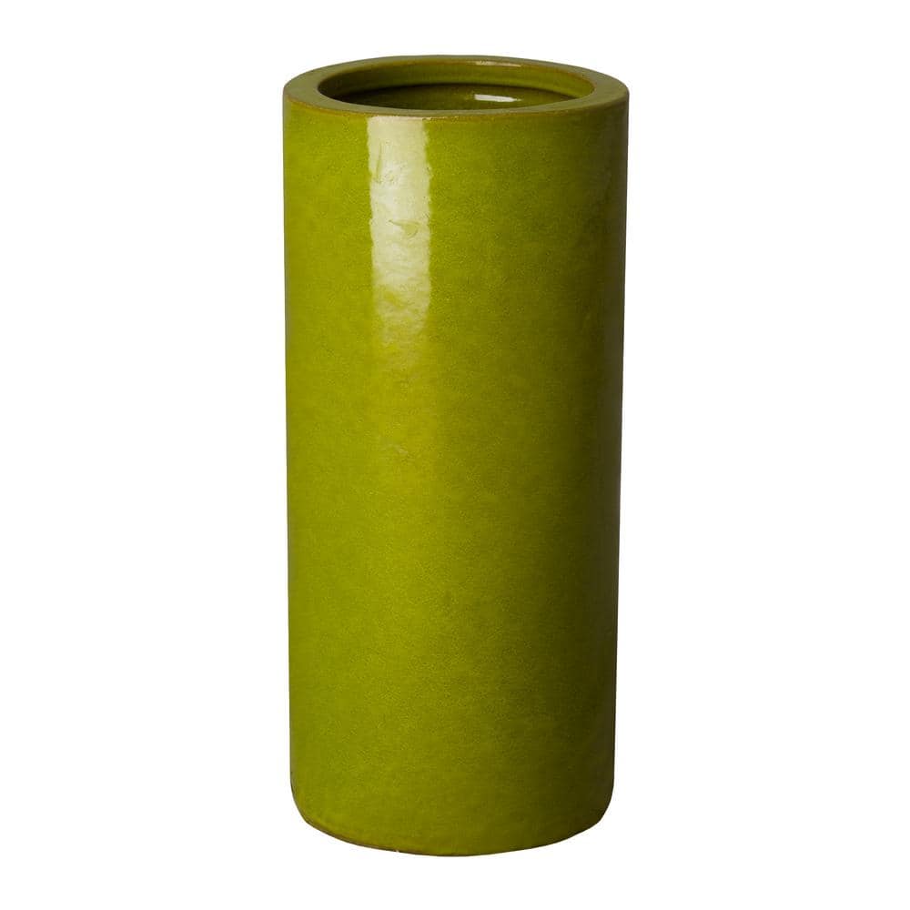 Emissary Green Ceramic Umbrella Stand 0522GN The Home Depot