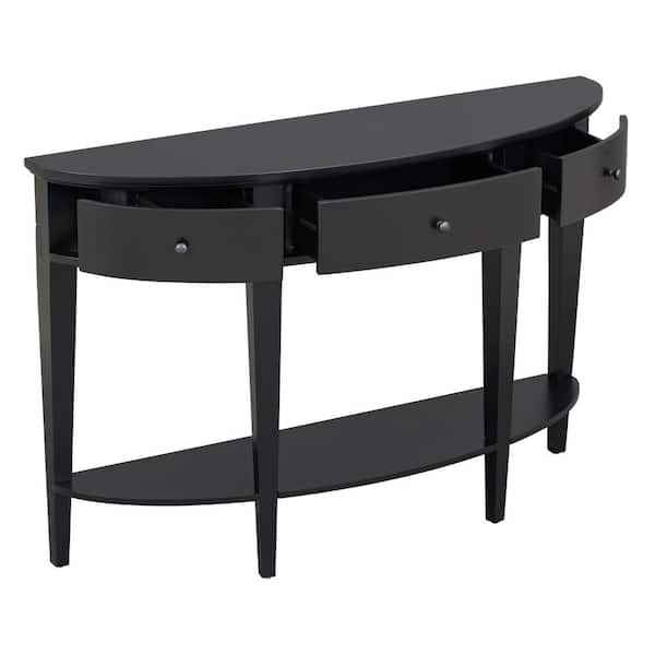 Unbranded 51.2 in. W x 13.8 in. D x 33.5 in. H Black Bathroom Linen Cabinet