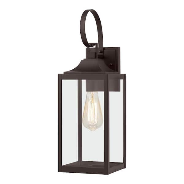 Home Decorators Collection Havenridge 19 in. 1-Light Espresso Bronze ...