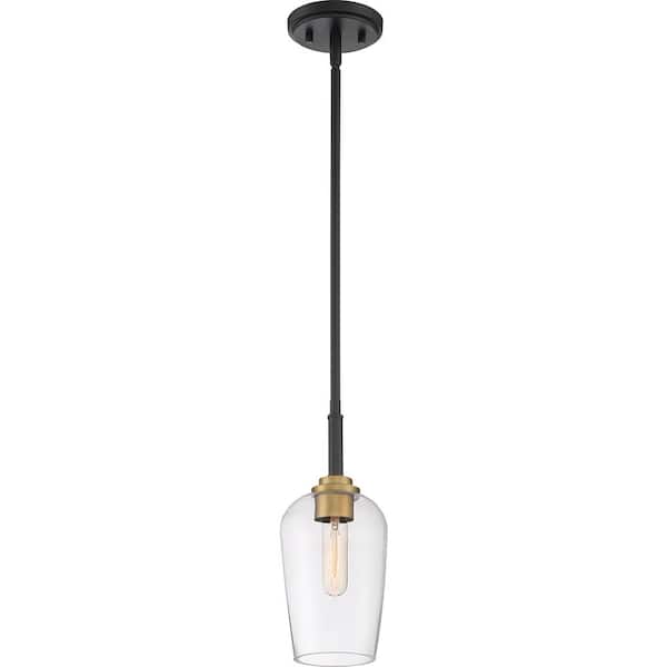 Quoizel Sagamore 1-Light Earth Black Mini Pendant