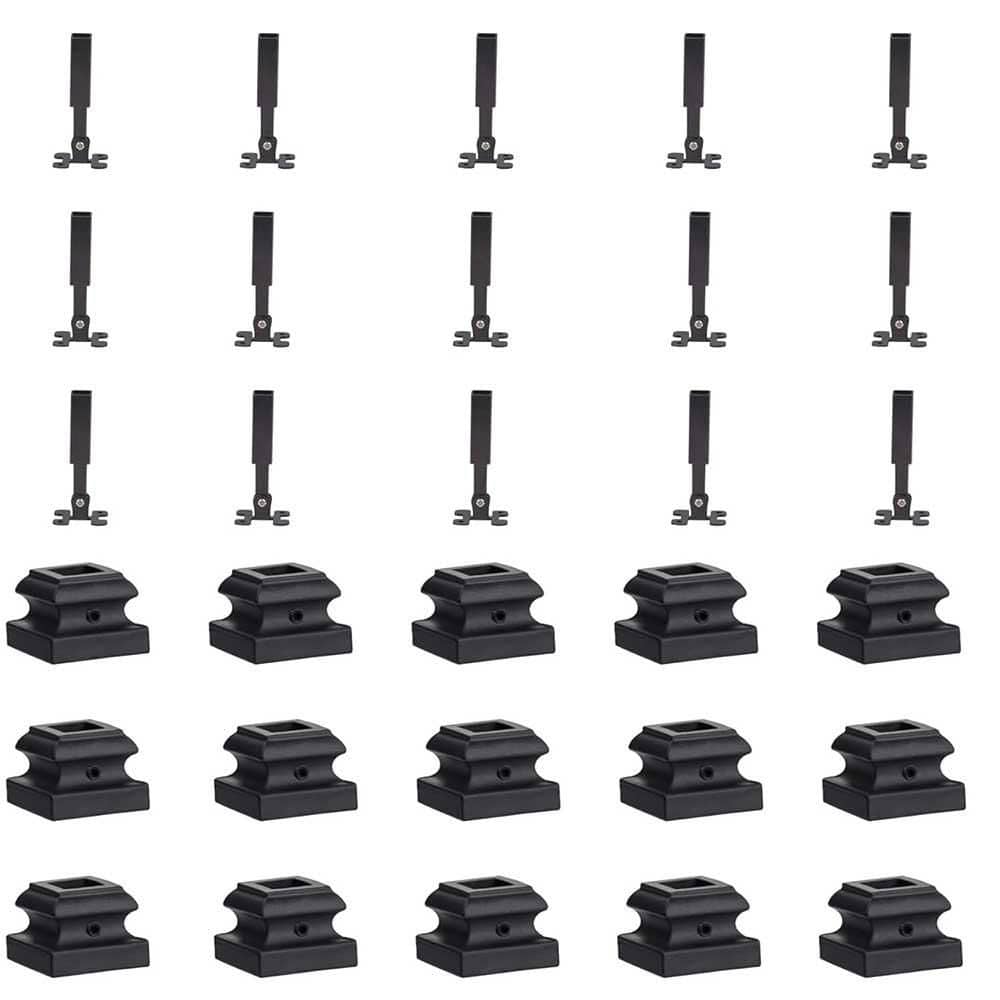 "Angle Adjustable Baluster Swivel Connectors with Screws for 1/2 Square Staircase Interior 30-Pack 0.5"" W" price history on PriceWatchPro