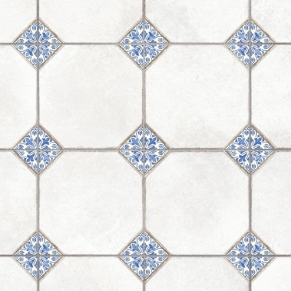 Englishtown Blue 13 in. x 13 in. Porcelain Floor and Wall Tile (10.76 sq. ft. /Case) price history on PriceWatchPro