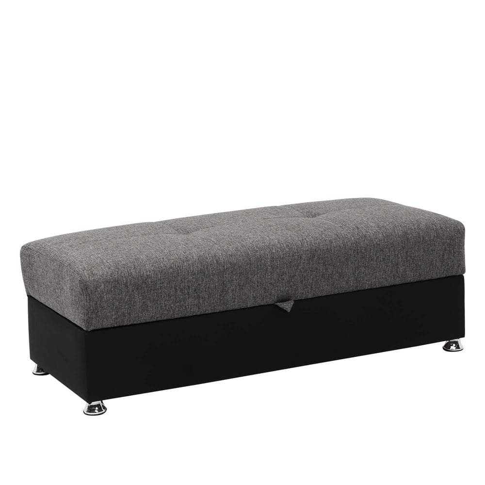 Opera Collection Grey/Black Ottoman price history on PriceWatchPro