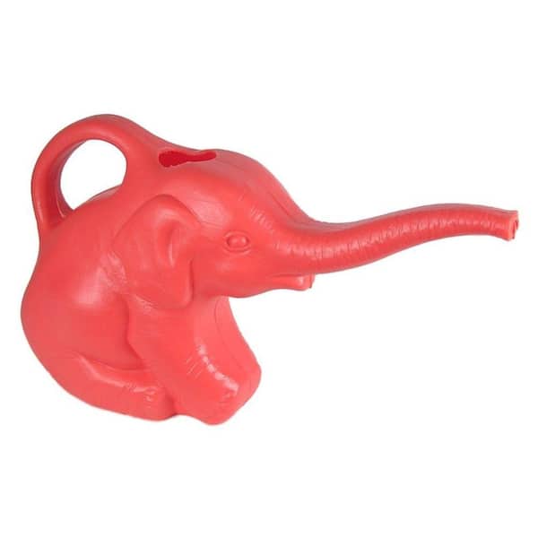 Unbranded 2 qt. Elephant Watering Can in Pink