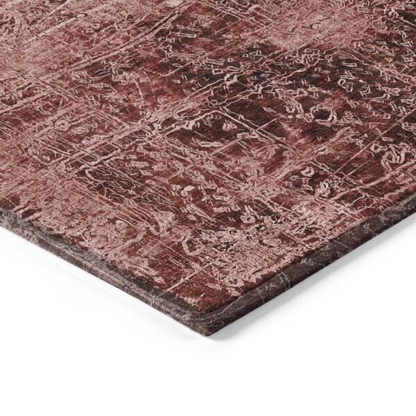 Merlot 9 ft. x 12 ft. Woven Abstract Rectangle Indoor/Outdoor Area Rug