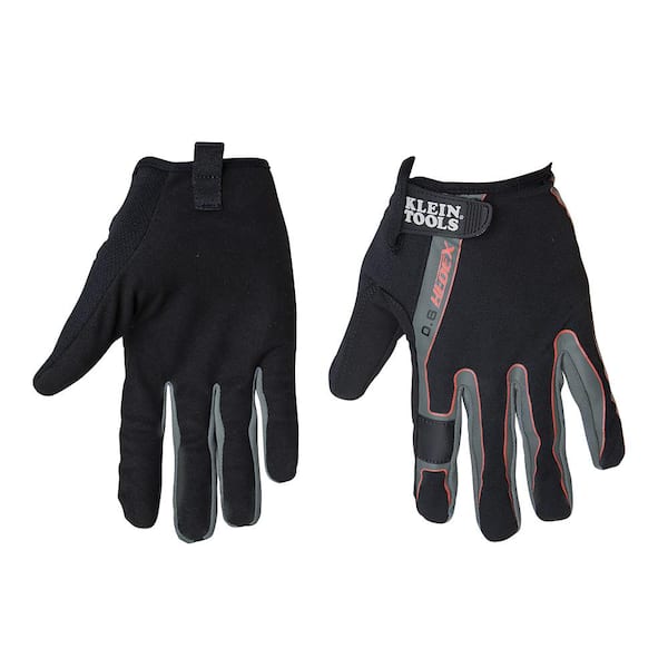 Klein Tools Journeyman Large Black High Dexterity Touchscreen Gloves