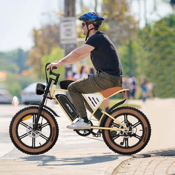 20 in. 750W Electric Bike with Dual Batteries (48V 14Ah+20Ah), 5