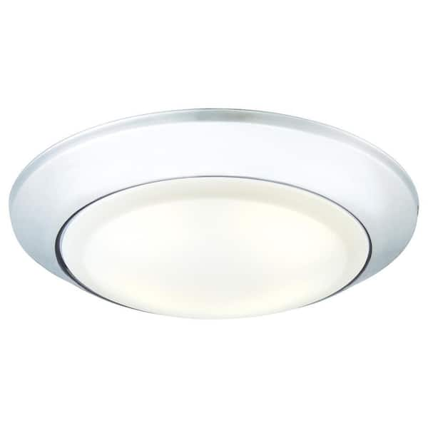 Westinghouse 15-Watt Chrome Indoor/Outdoor Integrated LED Flush Mount