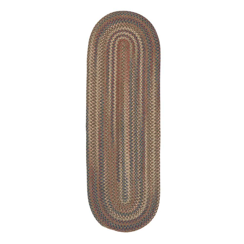 Cedar Cove Olive 2 ft. x 6 ft. Oval Runner Indoor Area Rug