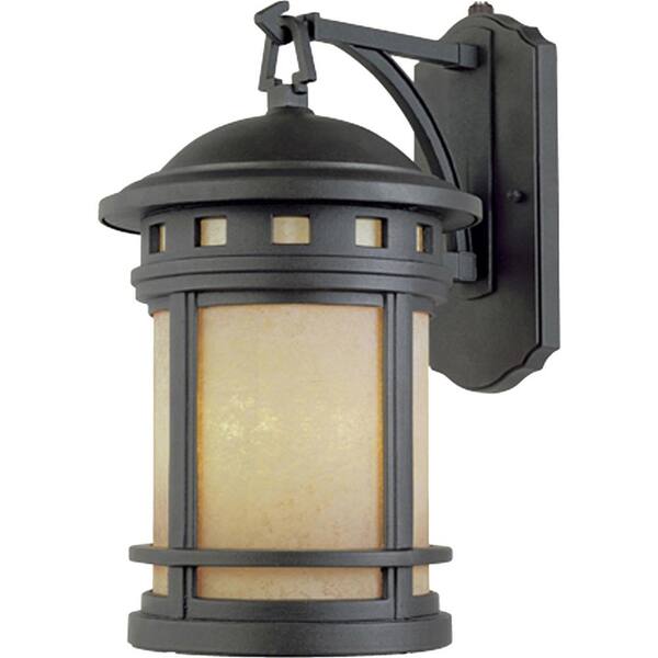 Designers Fountain Sedona 1-Light Oil Rubbed Bronze Outdoor Wall-Mount Lantern Sconce