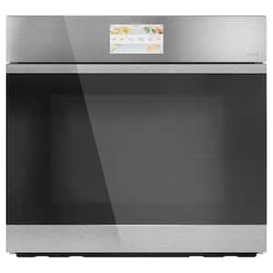 30 in. Smart Single Electric Wall Oven with Convection and Self Clean in Platinum Glass