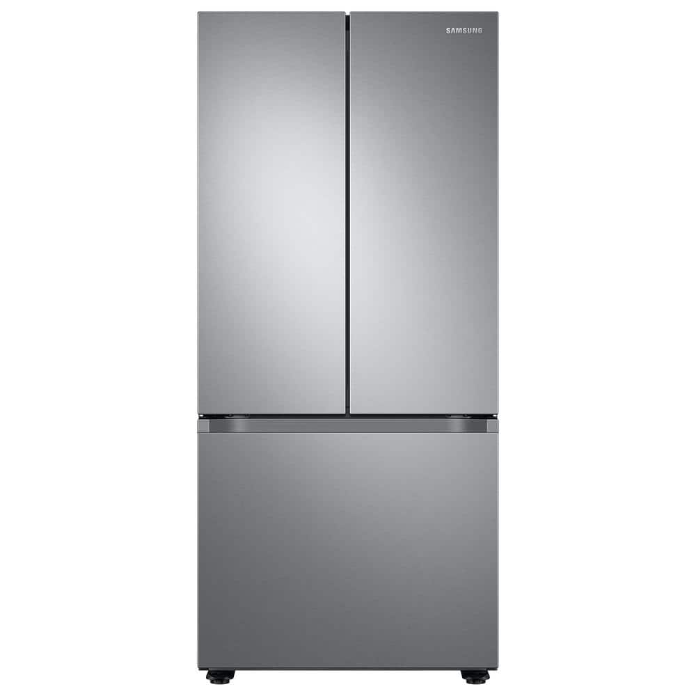 Samsung 22 cu. ft. 3-Door French Door Smart Refrigerator in Fingerprint Resistant Stainless Steel
