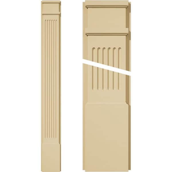 Ekena Millwork 2 in. D x 7 in. W x 60 in. L Primed Polyurethane Pilaster 1- Pack